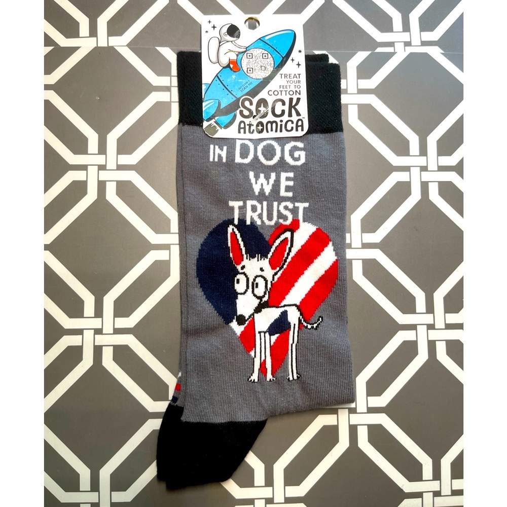 Sock Atómica Socks In Dog We Trust
